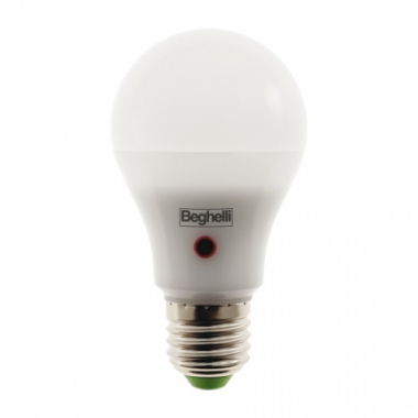 LAMPADA SAVING ECOLED GOCCIA SENSOR 12W E27 230V 3000K - BEGHELLI 56158 product photo Photo 01 3XL