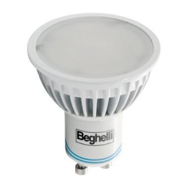 LAMPADA SORPRESA LED 4W 230V ATTACCO GU10 3000K - BEGHELLI 56302 product photo Photo 01 3XL