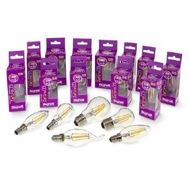 LAMPADINA ZAFIRO LED TORTIGLIONE 2W ATTACCO E14 2700K - BEGHELLI 56411 product photo Photo 02 3XL