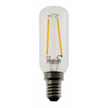 LAMPADA LED TUBOLARE ZAFIROLED T25 E14 02W 230V 2700K - BEGHELLI 56436 product photo Photo 01 3XL