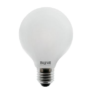 LAMPADA LED GLOBO G80 OPALE ZAFIRO LED 6W E27 2700K - BEGHELLI 56448 product photo Photo 01 3XL