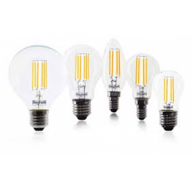 LAMPADA ZAFIRO SFERA LED 800LM 6W ATTACCO E14 2.7K - BEGHELLI 56455 product photo Photo 02 3XL