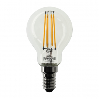 LAMPADA ZAFIRO SFERA LED 800LM 6WE14 4K - BEGHELLI 56456 product photo Photo 01 3XL