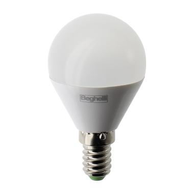 Lampadina sfera LED 6500K 700lm E14 7W 45x80mm - BEGHELLI 56872 product photo Photo 01 3XL
