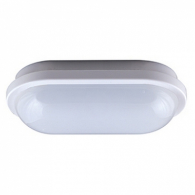 PLAFONIERA GEO LED LITE 20W OVAL WHITE 3000K POLICARBONATO BIANCO DIFFUSORE OPALE IP65 - BEGHELLI 75422 product photo Photo 01 3XL