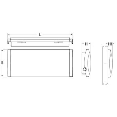 PLAFONIERA EMERGENZA F65LED11W IP65 ATRIPARA SE123H - BEGHELLI R1124 product photo Photo 02 3XL
