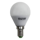 LAMPADA ECOSFERA LED FROST 5W 230V E14 3000K BEGHELLI 56072 - BEGHELLI 56072 product photo