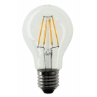 LAMPADA GOCCIA CHIARA ZAFIRO LED 5W ATTACCO E27 2700K - BEGHELLI 56400 product photo