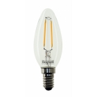 LAMPADA OLIVA CHIARA ZAFIRO LED 2W ATTACCO E14 2700K - BEGHELLI 56406 product photo