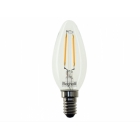 LAMPADA ZAFIRO LED OLIVA E14 6W 4000K 800LM - BEGHELLI 56419 product photo