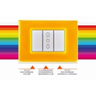 PLACCA KIT 3 CLASSIC LUCE COLORE EMERGENZA TOUCH - BEGHELLI 81137 product photo
