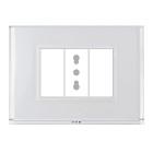 Placca Brain Lite 3 Frutti Bianca - BEGHELLI 81231 product photo