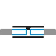 CONNETTORE DI TESTA NUDO 240X73MM - B.M. 03560 - B.M. 03560 - B.M. 03560 product photo