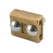 MORSETTO BIFIL.A LOSANGA 25MM OTTONE - B.M. 5214 - B.M. 5214 - B.M. 5214 product photo