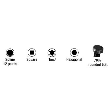 CHIAVI ESAG. COMBINATE AUTOSERRANTI 8-32 - B.M. 001860008 - B.M. 001860008 product photo Photo 03 3XL