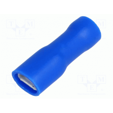 PRESA FASTON FEMMINA ISOLANTE BLU 1.5-2.5MM MAS.4.8X0.8MM - B.M. 00292 product photo Photo 01 3XL