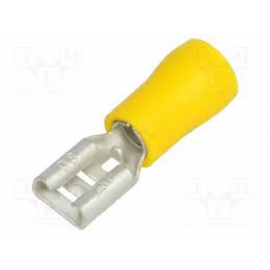 PRESA FASTON FEMMINA GIALLO 4-6MM X MAS.6.3X0.8MM - B.M. 00391 product photo Photo 01 3XL