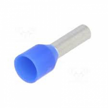 TERMINALE BUSSOLA PREISOLANTE 2.5MM BLU DIN 46228/4 - B.M. 00506 product photo Photo 01 3XL