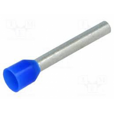 TERMINALE BUSSOLA PREISOLANTE 2.5MM BLU DIN 46228/4 - B.M. 00507 product photo Photo 01 3XL