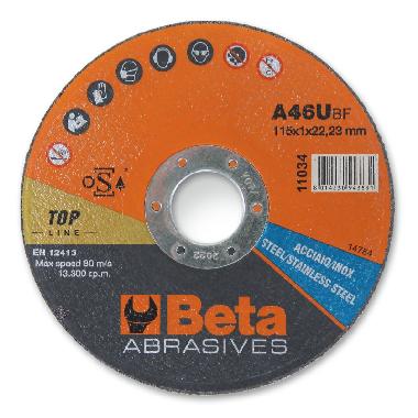 DISCHI TAGL. ACC-INOX 230X2,0 Ø22,23 P A - B.M. 110380022 - B.M. 110380022 product photo Photo 01 3XL