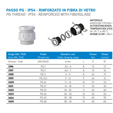 PRESSACAVO NY FV PG 48 DIN 46320 - B.M. 3605 product photo Photo 03 3XL