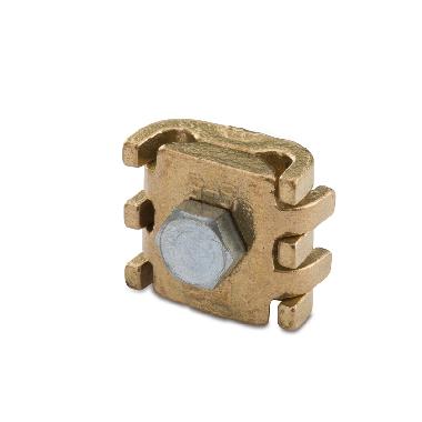 MORSETTO A PETTINE IN OTTONE ? 50 - 70 MM CAVO 9 - 12 MM - B.M. 5253 product photo Photo 02 3XL