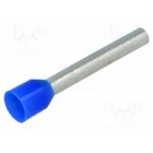 TERMINALE BUSSOLA PREISOLANTE 2.5MM BLU DIN 46228/4 - B.M. 00507 product photo