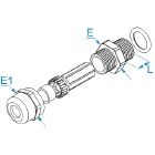 CHIAVI A RULLINO CROMATE ROTAZ DX 12'300 - B.M. 001110030 - B.M. 001110030 - B.M. 001110030 product photo