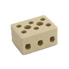 MORSETTIERA STEATITE 3P 6MM - B.M. 9521 - B.M. 9521 - B.M. 9521 product photo