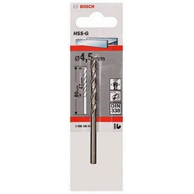 PUNTA METALLO HSS-G 4 5X47X80 MM - BOSCH 2608585920 product photo Photo 02 3XL