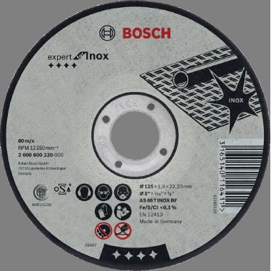 MOLA TAGLIO EXPERT FOR INOX 76MM - BOSCH 2608601520 - BOSCH 2608601520 product photo Photo 01 3XL