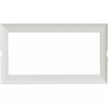 SUPPORTO 4 MODULI MATIX MAGIC E MOSTRINA DI FINITURA COLORE GRIGIO CHIARO PER TORRETTE MODULARI BIFACCIALI - BTICINO 150677 product photo