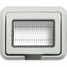 COPERCHIO IP55 PER INSTALLAZIONE INCASSATA IN SCATOLA 503E DI 3 MODULI LIVINGLIGHT O LUNA - BTICINO 24603 product photo