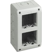 MAGIC/MATIX-CUSTODIA PARETE IP40 2+2 POSTI VERT. - BTICINO 25404/2V - BTICINO 25404/2V - BTICINO 25404/2V product photo