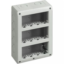CUSTODIA IP40 12 POSTI VERTICALE BASE + COPERCHIO IDROBOX MATIX - BTICINO 25412V product photo