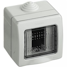 CUSTODIA CONTENITORE 1 POSTO IP55 MATIX PARETE TOPPA - BTICINO 25501 product photo