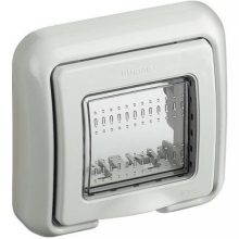 COPERCHIO IP55 2 POSTI GRIGIO IDROBOX MATIX - BTICINO 25602 product photo