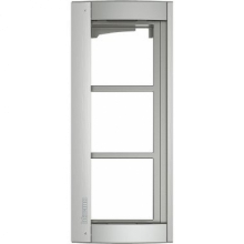 SUPPORTO 3 MODULI ALLUMINIO METALLIZZATO - BTICINO 350231 product photo
