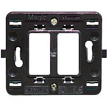 MAGIC - SUPPORTO 2 SEPARATI SCATOLA TONDA - BTICINO 500S/2 product photo