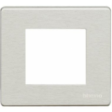 PLACCA 2 POSTI RESINA MATIX AVORIO MAGIC TT - BTICINO 500/2A/R product photo