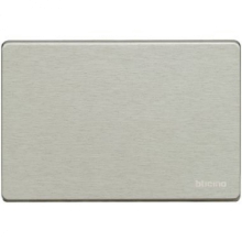 PLACCA CIECA X SCATOLA 503 ALLUMINIO MAGIC - BTICINO 503/0/AL product photo