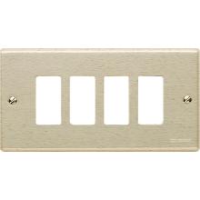 MAGIC - PLACCA CON VITI A 4 POSTI OXIDAL - BTICINO 504/4 - BTICINO 504/4 product photo