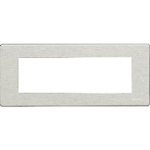 MAGIC - PLACCA 6P ALLUMINIO - BTICINO 506L/6/AL product photo
