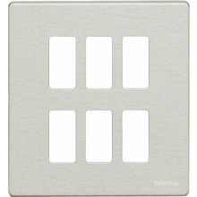 PLACCA 3+3 POSTI OXIDAL MAGIC - BTICINO 506/6/X product photo