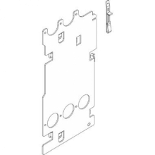 PIASTRA SUPPORTO PER M4 630 FISSI VERTICALI CON ATTACCHI POSTERIORE PER TELAIO 9061T/TN O 9081T/TN - BTICINO 9004S product photo