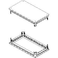 HDX KIT BASE+TEST.C/PANN.PASSAC.350X600MM - BTICINO 91801/36A - BTICINO 91801/36A - BTICINO 91801/36A product photo