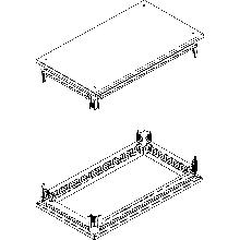 HDX KIT BASE+TEST.C/PANN.PASSAC.850X600MM - BTICINO 91801/86A - BTICINO 91801/86A - BTICINO 91801/86A product photo
