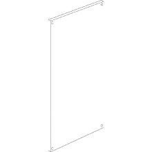 MAS HDX - PIASTRA IN LAMIERA PIENA L=850 - BTICINO 91832/80N - BTICINO 91832/80N product photo