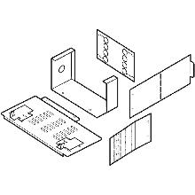 MAS - CELLA SEGREGAZIONE FORMA 4B H=300MM - BTICINO 91850/3CE - BTICINO 91850/3CE product photo