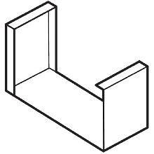 MAS - ELEM PROLUNGA CELLA FORMA 4B H=400MM - BTICINO 91850/4EP - BTICINO 91850/4EP product photo